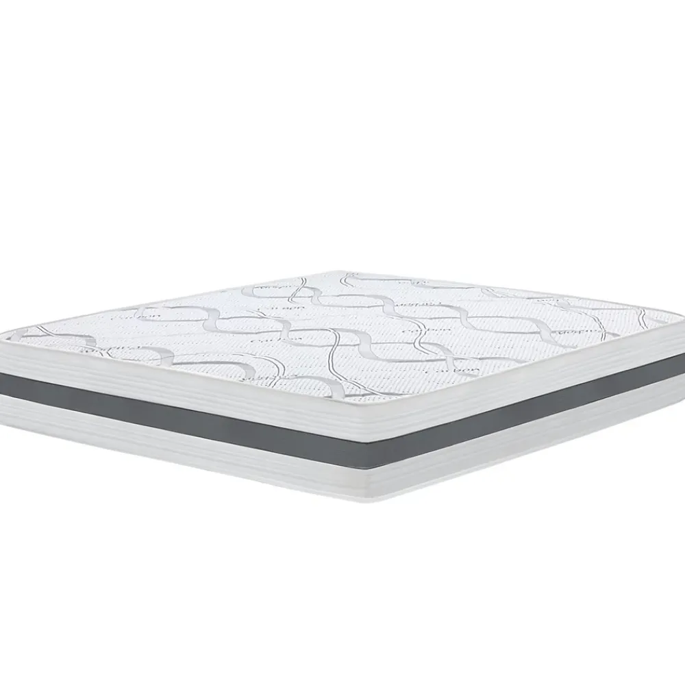 The White Stone Matelas en Mousse à Mémoire de Forme 140x190 cm Hauteur 22 cm* Matelas