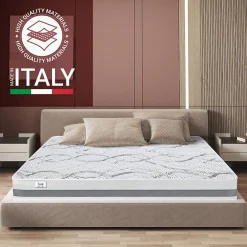 Matelas en Mousse à Mémoire de Forme 90x195 cm Hauteur 27 cm><noscript><img width=