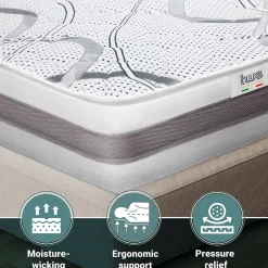 Matelas Orthopédique 200x240 cm Fermeté Moyenne><noscript><img width=