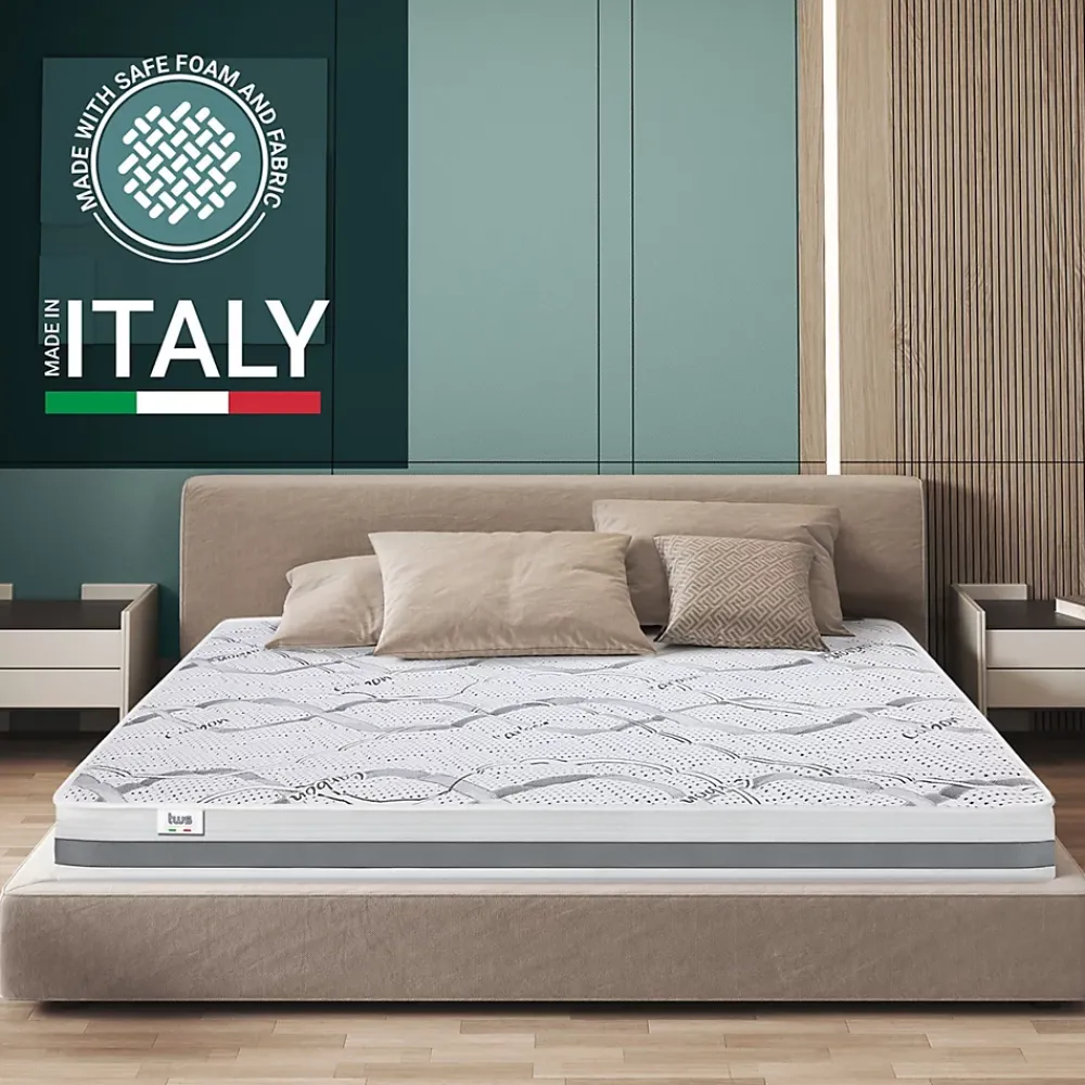 The White Stone Matelas Orthopédique 110x190 cm Fermeté Moyenne* Matelas