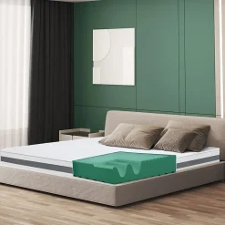 Matelas 95x220 cm en Mousse Antibactérien>The White Stone Hot