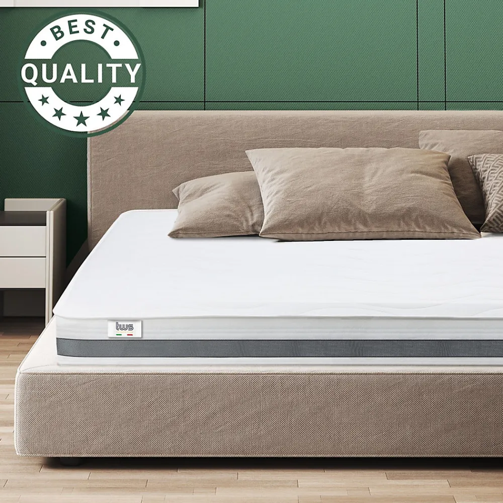 Matelas 95x220 cm en Mousse Antibactérien>The White Stone Hot