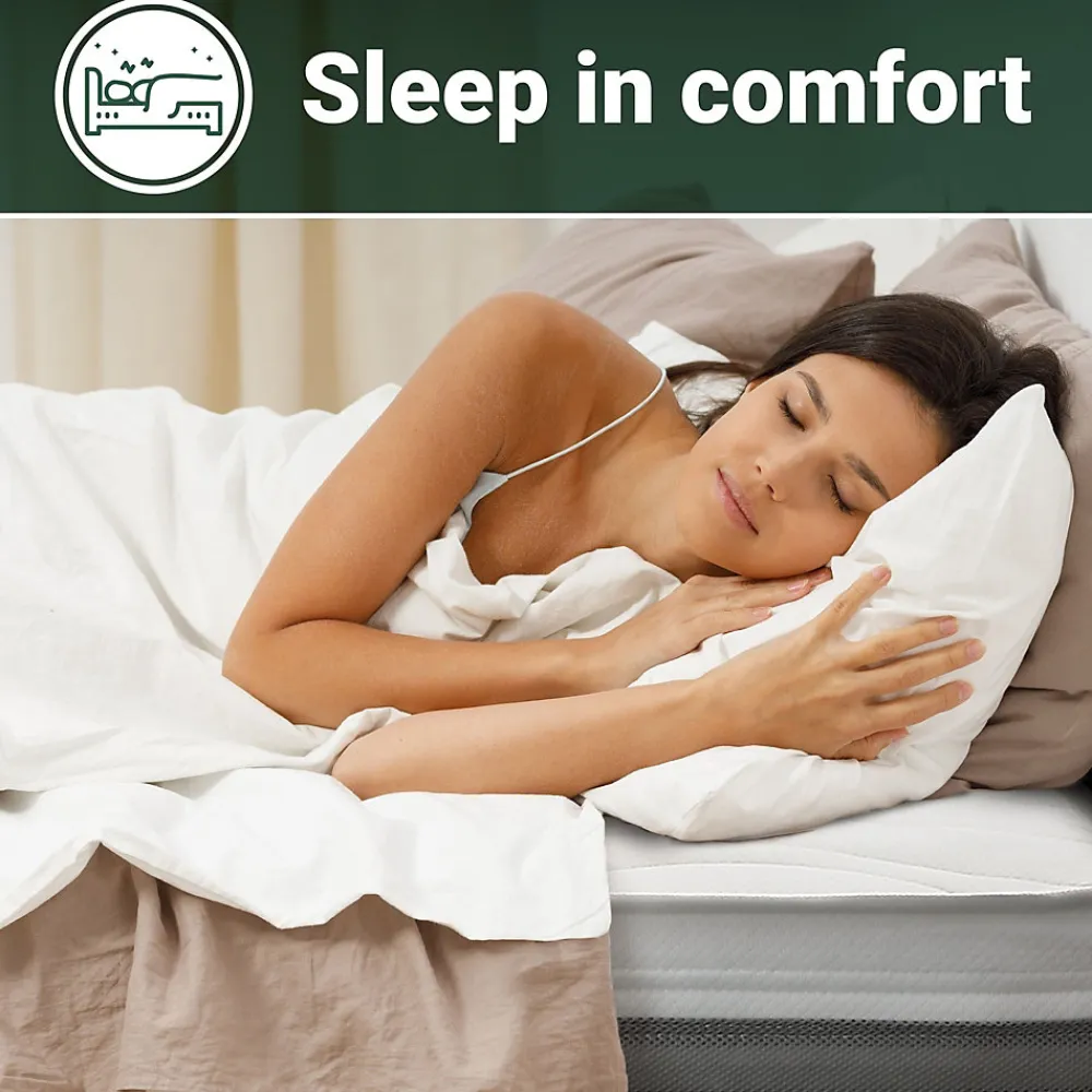 Matelas 95x220 cm en Mousse Antibactérien>The White Stone Hot