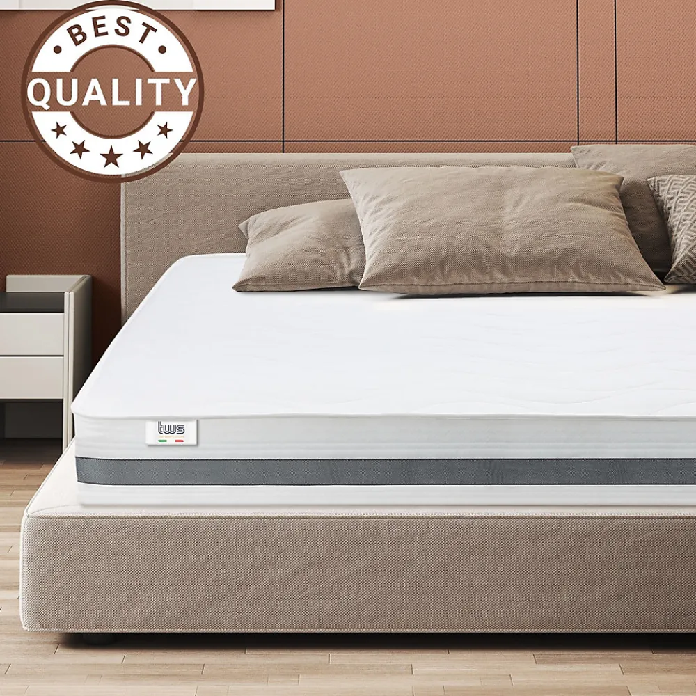 Matelas 200x220 cm en Mousse Antibactérien>The White Stone Hot