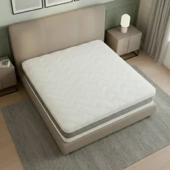 The White Stone Matelas 90x200 20cm à fermeté élevée* Matelas