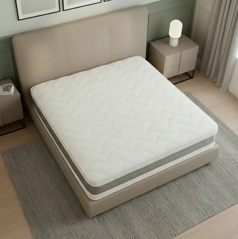 The White Stone Matelas 90x200 20cm à fermeté élevée* Matelas
