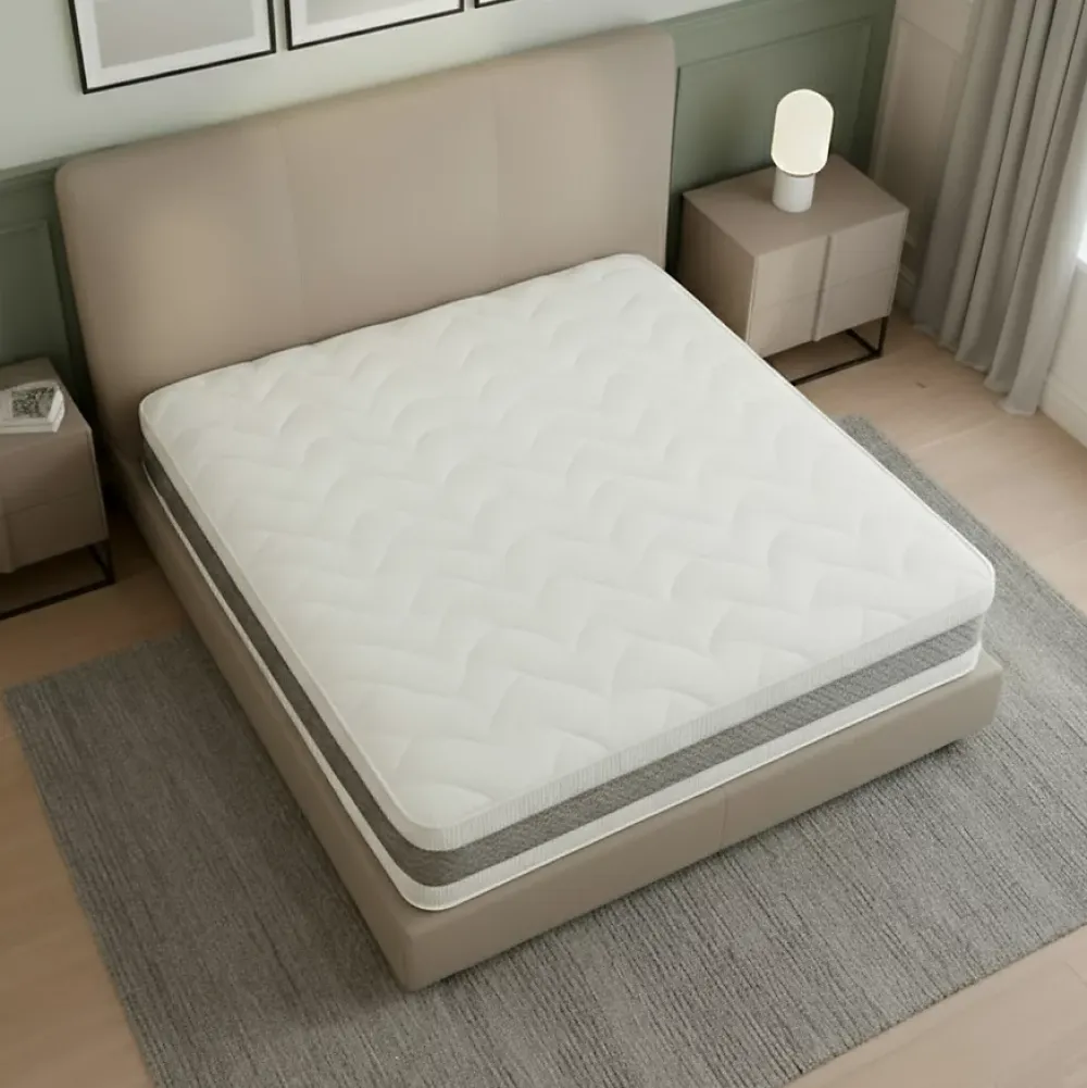 The White Stone Matelas 90x200 20cm à fermeté élevée* Matelas