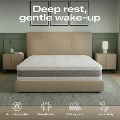The White Stone Matelas 90x200 20cm à fermeté élevée* Matelas