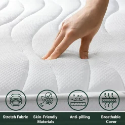 Matelas 70x220 cm en Mousse Antibactérien><noscript><img width=