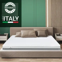Matelas 200x220 cm en Mousse Antibactérien>The White Stone New