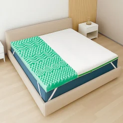 Surmatelas 135x190 en Memory Foam Breeze à 9 Zones>The White Stone Outlet