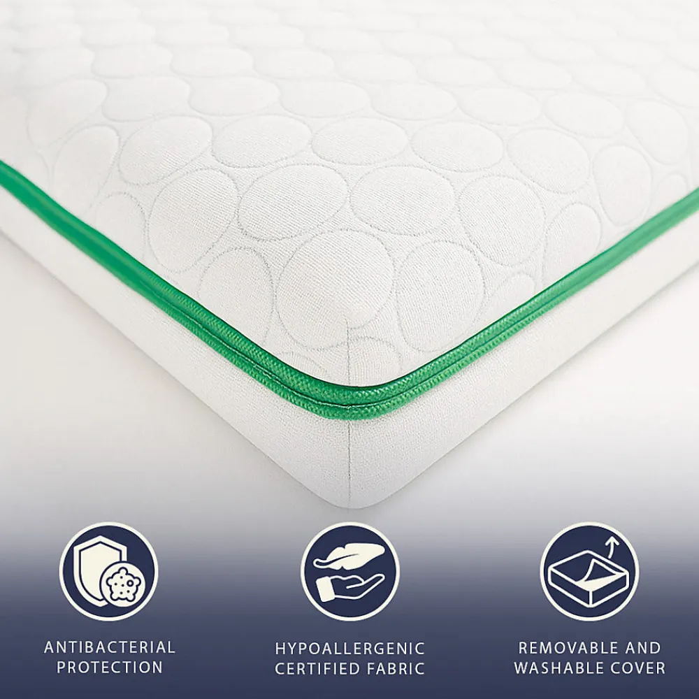 Surmatelas 135x190 en Memory Foam Breeze à 9 Zones>The White Stone Outlet