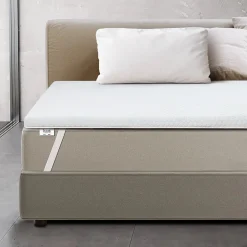 Surmatelas en mousse à mémoire de forme 120 x 200 cm>The White Stone Online