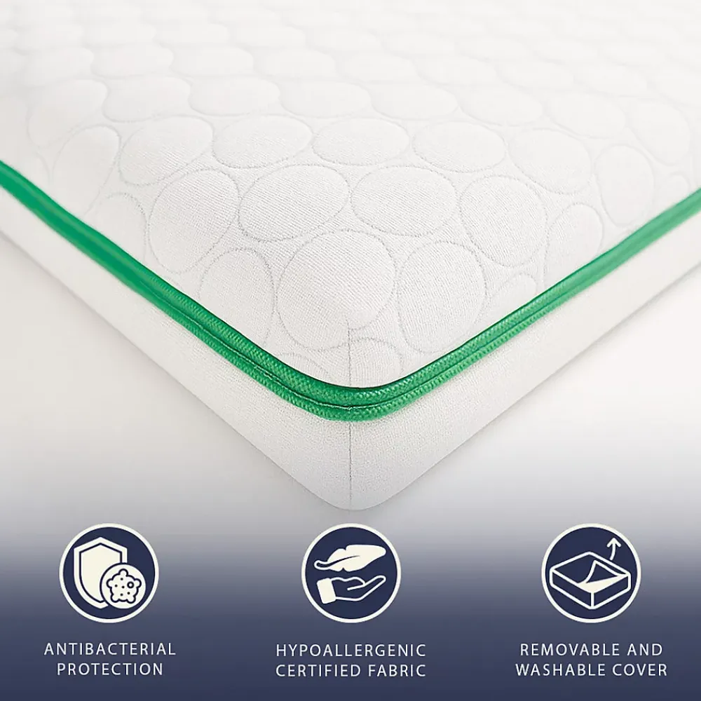 The White Stone Surmatelas 90x190 en Memory Foam Breeze à 9 Zones* Surmatelas