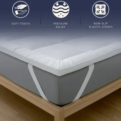 Surmatelas 120x200 cm en ouate de 800 g><noscript><img width=