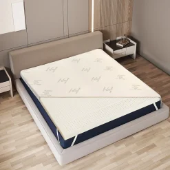 Surmatelas 100x190 cm en Latex Naturel, Déhoussable 5 cm><noscript><img width=