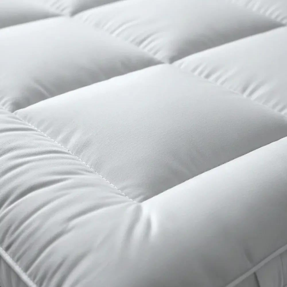 The White Stone Surmatelas 80x190 cm avec rembourrage en ouate de 1000 g/m²* Surmatelas