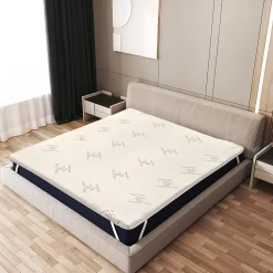 The White Stone Surmatelas 80x190 cm en Latex Naturel, Déhoussable 5 cm* Surmatelas