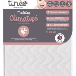 Tineo Matelas bebe Climatise 60x120 cm* Matelas