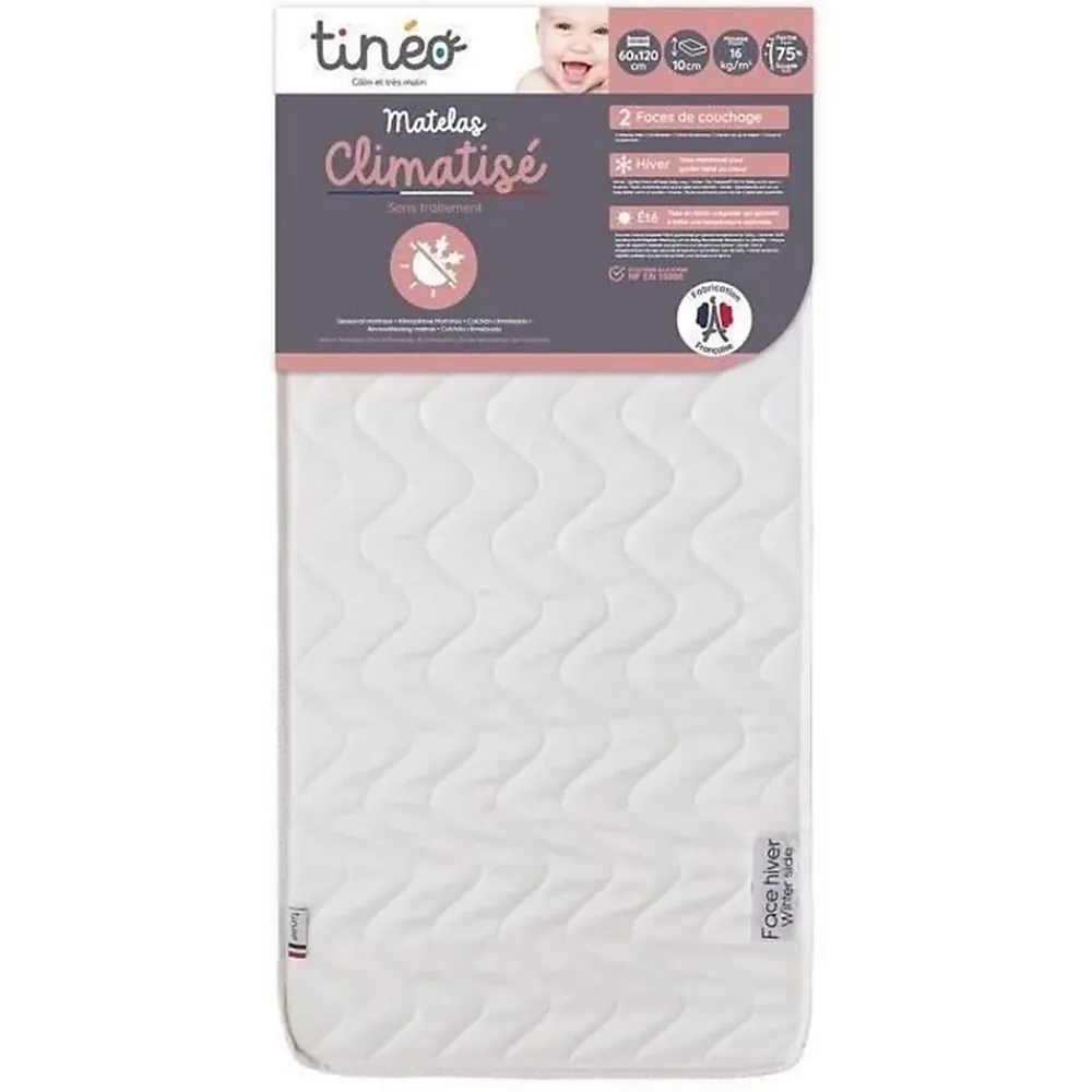 Tineo Matelas bebe Climatise 60x120 cm* Matelas