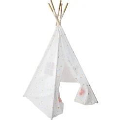 Atmosphera Créateur D'Intérieur Tipi enfant blanc & doré - Atmosphera*Enfant Lit Enfant