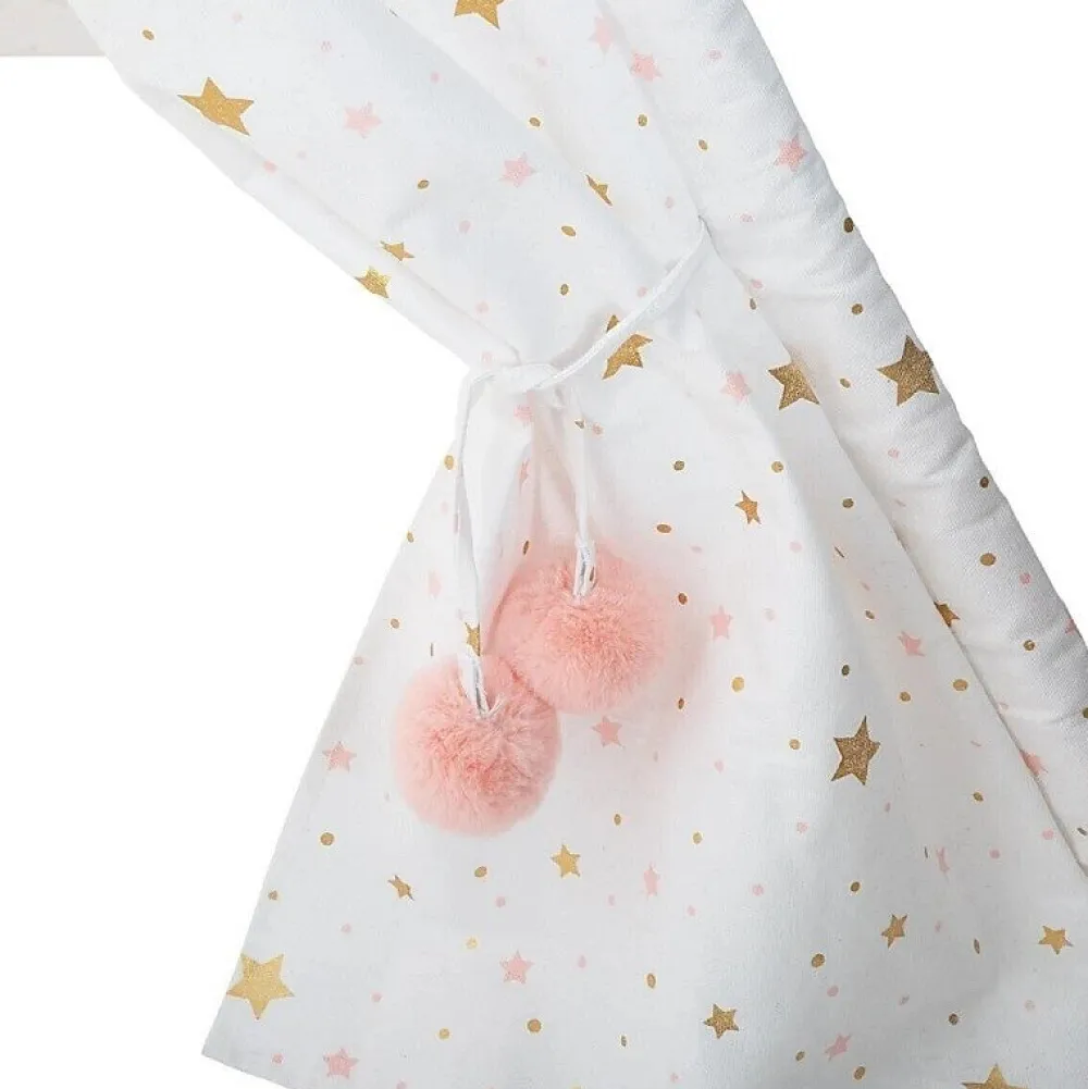 Atmosphera Créateur D'Intérieur Tipi enfant blanc & doré - Atmosphera*Enfant Lit Enfant