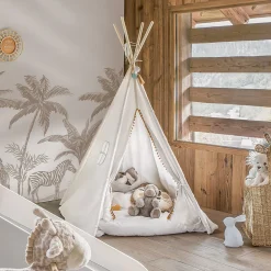 Tipi enfant Wapi - écru - peuplier H160 cm - Atmosphera>Atmosphera Créateur D'Intérieur Hot
