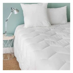 - Couette Bamboo tempérée (300g/m²) - 220x240cm - Chaleur tempérée - Viscose de bambou - 2 personnes - Blanc>Toison d'Or Clearance
