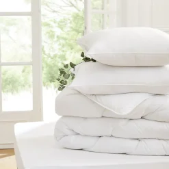 - Oreiller - Eole - Confort souple - 60x60cm - Blanc><noscript><img width=