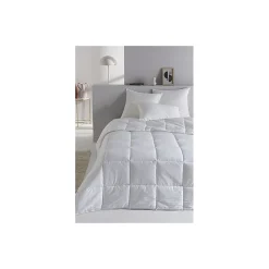 - Oreiller - Epure - Confort médium - 65x65 cm - Blanc>Toison d'Or