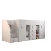 TOLEDO 3L Lit superposé 248,5/123/93 (blanc)>Abiks Meble Clearance
