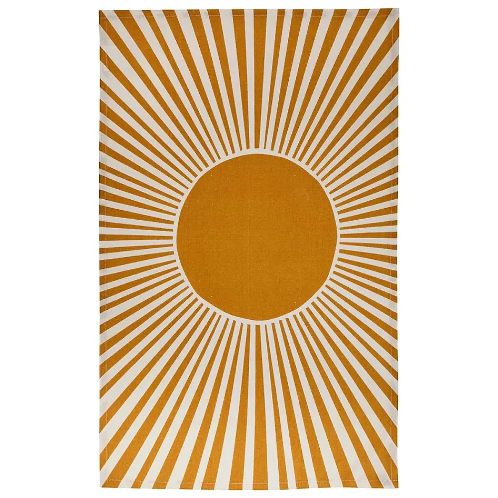 Atmosphera Créateur D'Intérieur Torchons Solaris ocre 45x70,1cm - Atmosphera* Boutis, Couvre-Lit, Édredon