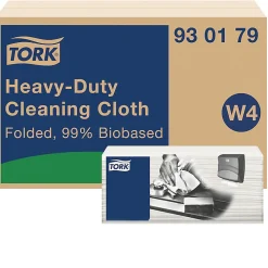 Chiffon de nettoyage ultra-résistant biosourcé blanc W4, technologie exelCLEAN, 4 x 105 chiffons, 930179>Tork Outlet