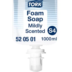 Tork Savon mousse Mains - Senteur douce S4, réduit la consommation, 6 x 1000 ml, 520501* Savon