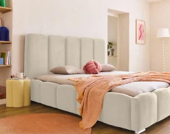Torreon - lit coffre - 180x200 - sommier inclus - en velours ->Best Mobilier Hot