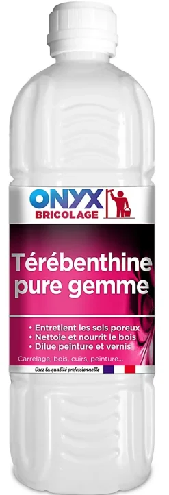 Térébenthine pure gemme 1L Onyx Bricoloage* Essence De Térébenthine