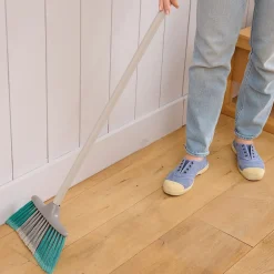 Tête de balais à poils Doux fibres mélangées gris et bleu L.28 x l.7cm><noscript><img width=