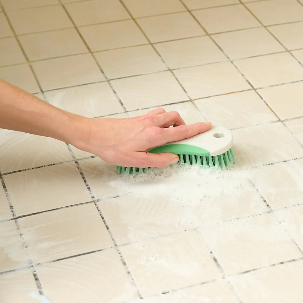 Tête de brosse à récurer poils rigide blanc l.7cm> Outlet