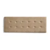 Tête de lit 160 Capitone Damier Tissu Anti-Tache 162x57x5cm Camel Clair.>Eccox Hot