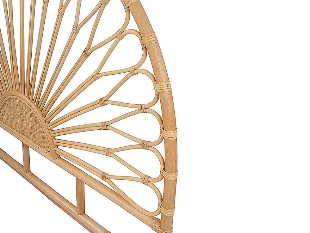 Tête de lit 140 cm - Rotin - Naturel - SOLIA>Vente-unique Best