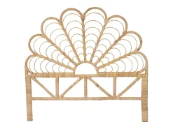 Vente-unique Tête de lit 140 cm - Rotin - Naturel - FLOSIA* Tête De Lit