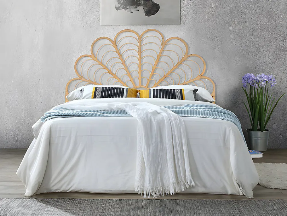 Tête de lit 160 cm - Rotin - Naturel - FLOSIA>Vente-unique New