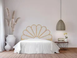 Tête de lit 160 cm - Rotin - Naturel - FLOSIA><noscript><img width=