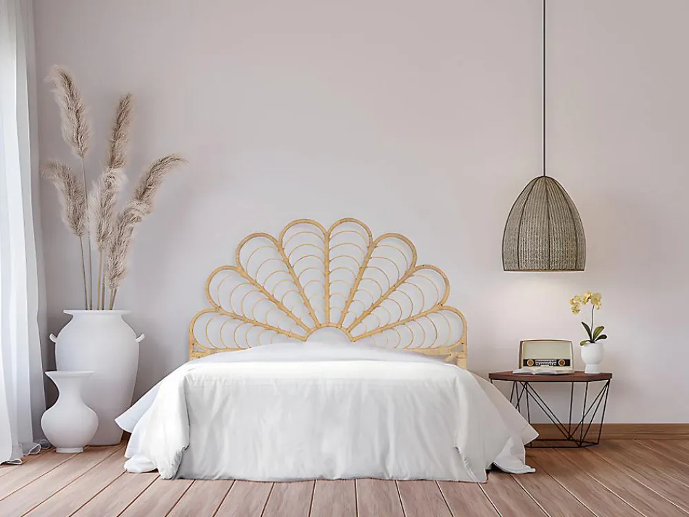 Tête de lit 160 cm - Rotin - Naturel - FLOSIA>Vente-unique New