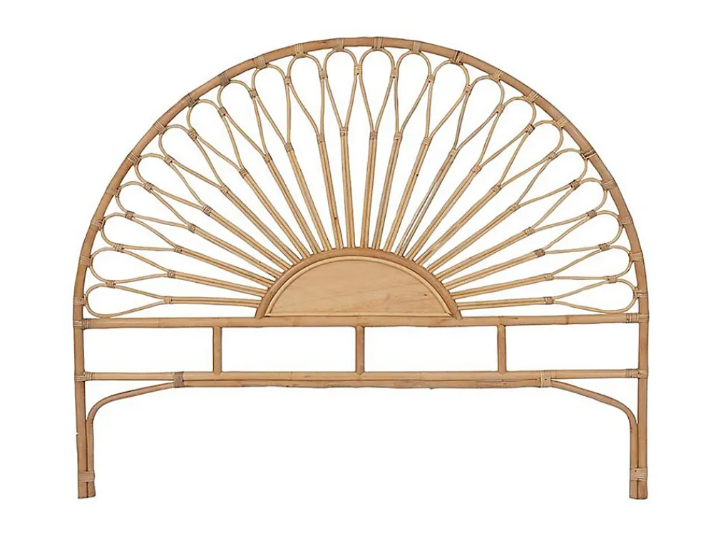 Vente-unique Tête de lit 160 cm - Rotin - Naturel - SOLIA* Tête De Lit