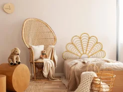 Vente-unique Tête de lit 110 cm - Rotin - Naturel - FLOSIA* Tête De Lit
