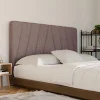 Vente-unique Tête de lit 150 cm - Tissu - Violet clair - LIDAMA* Tête De Lit