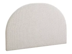 Vente-unique Tête de lit 140 cm - Tissu texturé - Beige - PANIOTI* Tête De Lit