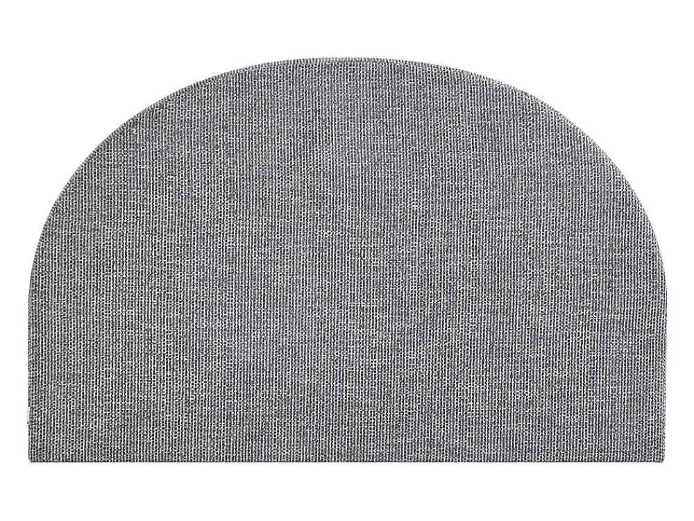 Tête de lit 180 cm - Tissu texturé - Gris - PANIOTI>Vente-unique Outlet