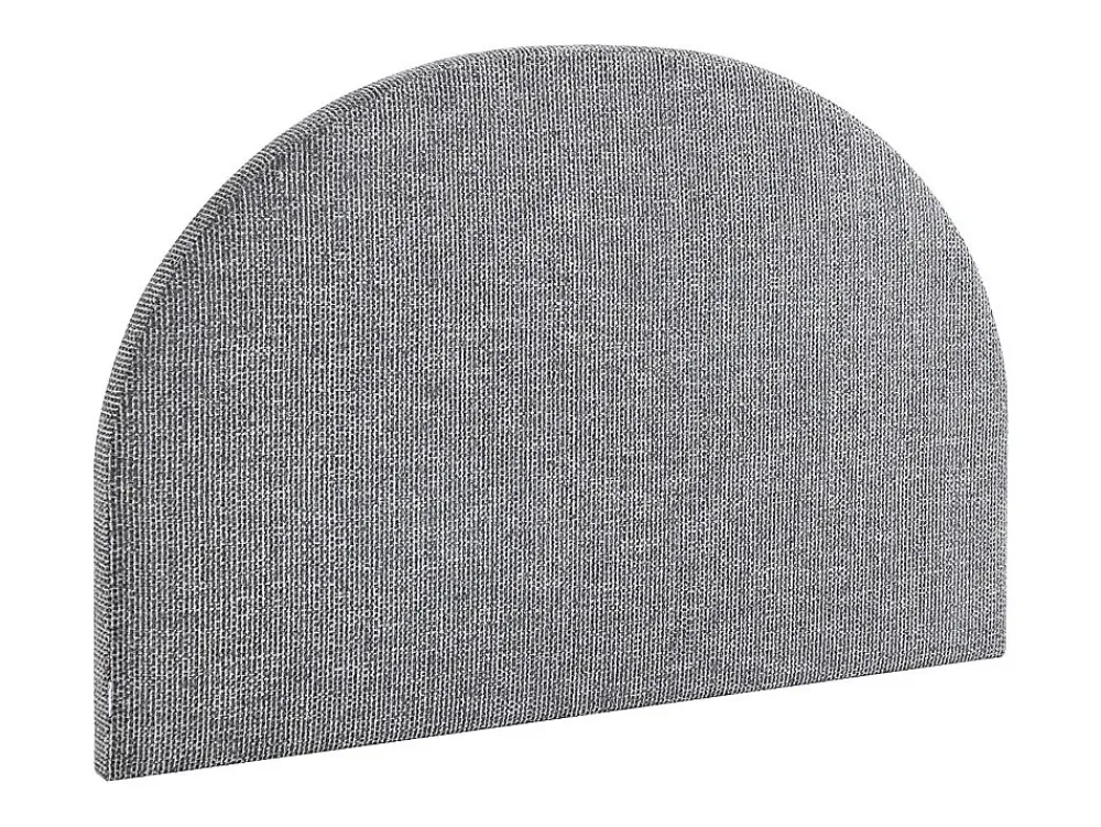 Tête de lit 180 cm - Tissu texturé - Gris - PANIOTI>Vente-unique Outlet